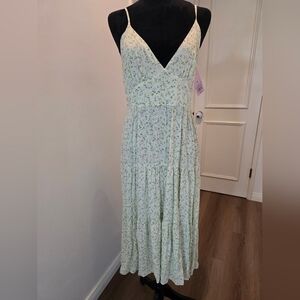 NWT Wild Fable Floral Print Midi Sundress